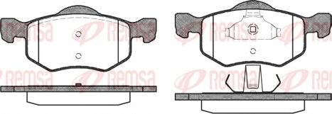 Kawe 0802 00 - Kit de plaquettes de frein, frein à disque cwaw.fr