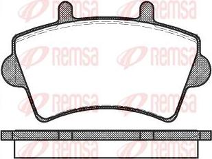 Kawe 0819 00 - Kit de plaquettes de frein, frein à disque cwaw.fr