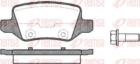 Kawe 0818 00 - Kit de plaquettes de frein, frein à disque cwaw.fr