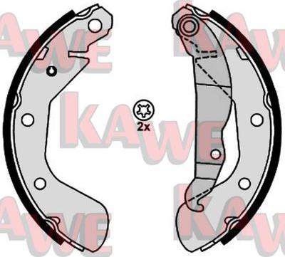 Kawe 08130 - Jeu de mâchoires de frein cwaw.fr