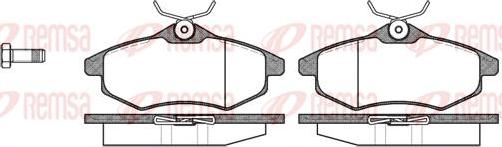 Kawe 0881 00 - Kit de plaquettes de frein, frein à disque cwaw.fr