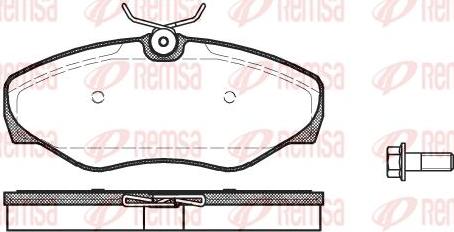 Kawe 0834 00 - Kit de plaquettes de frein, frein à disque cwaw.fr