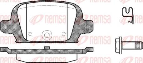 Kawe 0835 02 - Kit de plaquettes de frein, frein à disque cwaw.fr