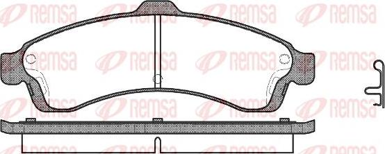 Kawe 0837 02 - Kit de plaquettes de frein, frein à disque cwaw.fr