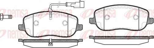 Kawe 0879 31 - Kit de plaquettes de frein, frein à disque cwaw.fr