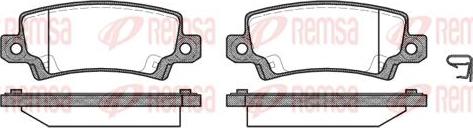 Kawe 0874 02 - Kit de plaquettes de frein, frein à disque cwaw.fr