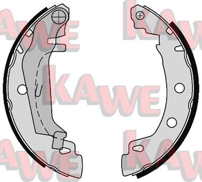 Kawe 08750 - Jeu de mâchoires de frein cwaw.fr