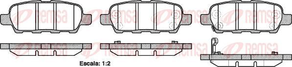 Kawe 0876 21 - Kit de plaquettes de frein, frein à disque cwaw.fr