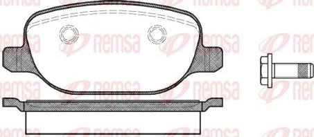 Kawe 0878 00 - Kit de plaquettes de frein, frein à disque cwaw.fr