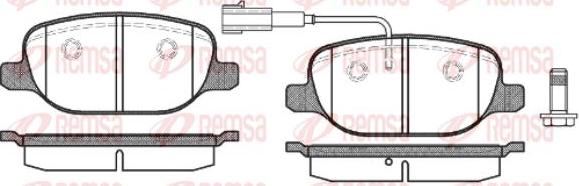 Kawe 0878 02 - Kit de plaquettes de frein, frein à disque cwaw.fr