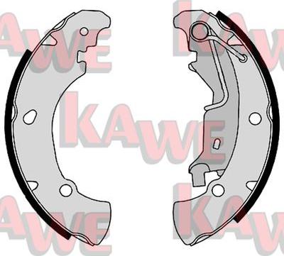 Kawe 08770 - Jeu de mâchoires de frein cwaw.fr