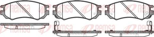 Kawe 0395 02 - Kit de plaquettes de frein, frein à disque cwaw.fr