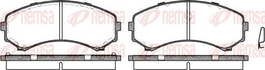 Kawe 0396 00 - Kit de plaquettes de frein, frein à disque cwaw.fr