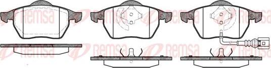 Kawe 0390 41 - Kit de plaquettes de frein, frein à disque cwaw.fr