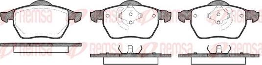 Kawe 0390 50 - Kit de plaquettes de frein, frein à disque cwaw.fr