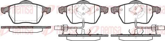 Kawe 0390 52 - Kit de plaquettes de frein, frein à disque cwaw.fr