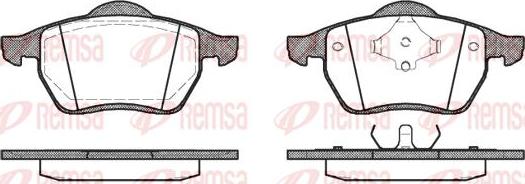 Kawe 0390 00 - Kit de plaquettes de frein, frein à disque cwaw.fr