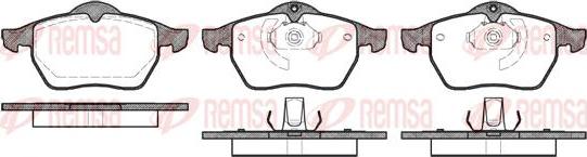 Kawe 0390 10 - Kit de plaquettes de frein, frein à disque cwaw.fr