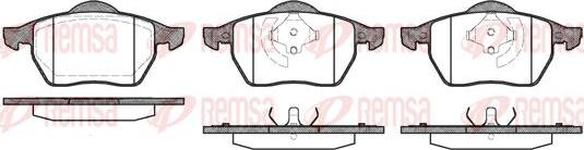 Kawe 0390 20 - Kit de plaquettes de frein, frein à disque cwaw.fr