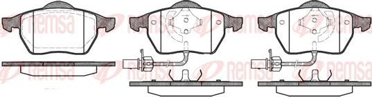 Kawe 0390 22 - Kit de plaquettes de frein, frein à disque cwaw.fr