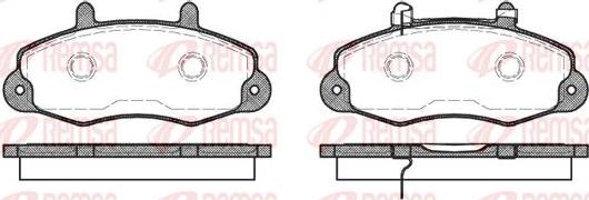 Kawe 0391 02 - Kit de plaquettes de frein, frein à disque cwaw.fr