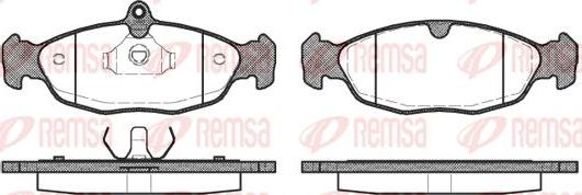 Kawe 0393 20 - Kit de plaquettes de frein, frein à disque cwaw.fr