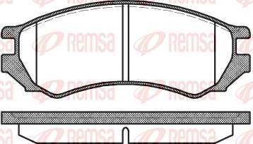 Kawe 0344 00 - Kit de plaquettes de frein, frein à disque cwaw.fr