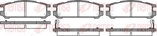 Kawe 0342 02 - Kit de plaquettes de frein, frein à disque cwaw.fr