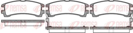 Kawe 0347 02 - Kit de plaquettes de frein, frein à disque cwaw.fr