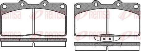 Kawe 0355 02 - Kit de plaquettes de frein, frein à disque cwaw.fr