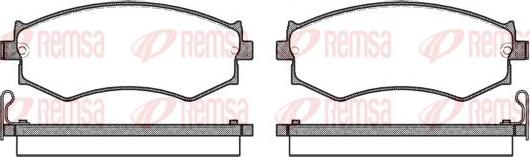 Kawe 0350 04 - Kit de plaquettes de frein, frein à disque cwaw.fr