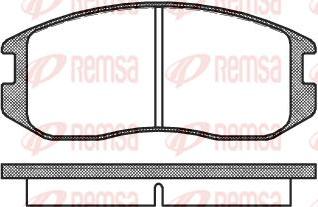 Kawe 0357 00 - Kit de plaquettes de frein, frein à disque cwaw.fr