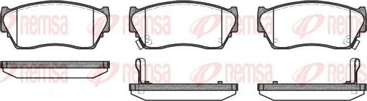 Kawe 0364 02 - Kit de plaquettes de frein, frein à disque cwaw.fr