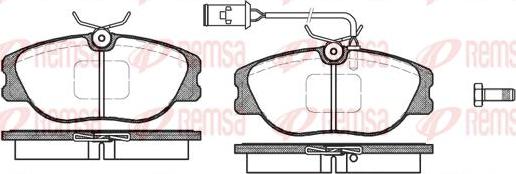 Kawe 0305 02 - Kit de plaquettes de frein, frein à disque cwaw.fr