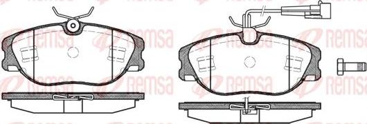 Kawe 0305 72 - Kit de plaquettes de frein, frein à disque cwaw.fr