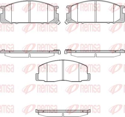 Kawe 0306 12 - Kit de plaquettes de frein, frein à disque cwaw.fr