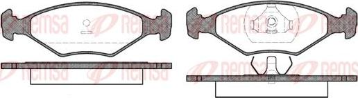 Kawe 0301 00 - Kit de plaquettes de frein, frein à disque cwaw.fr