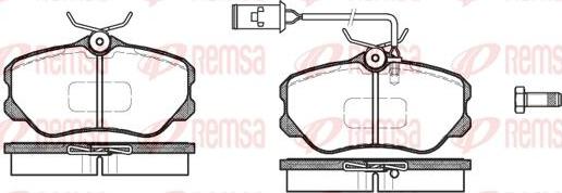 Kawe 0303 12 - Kit de plaquettes de frein, frein à disque cwaw.fr