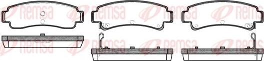 Kawe 0302 02 - Kit de plaquettes de frein, frein à disque cwaw.fr