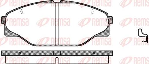 Kawe 0314 04 - Kit de plaquettes de frein, frein à disque cwaw.fr