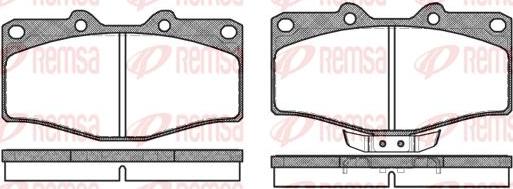 Kawe 0315 02 - Kit de plaquettes de frein, frein à disque cwaw.fr