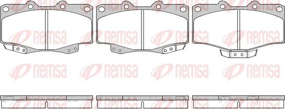 Kawe 0315 14 - Kit de plaquettes de frein, frein à disque cwaw.fr