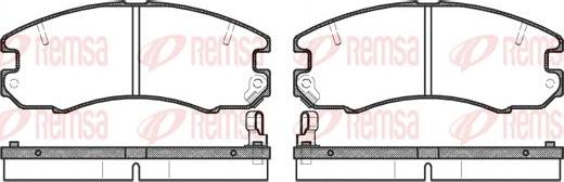 Kawe 0316 04 - Kit de plaquettes de frein, frein à disque cwaw.fr