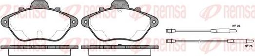 Kawe 0310 14 - Kit de plaquettes de frein, frein à disque cwaw.fr