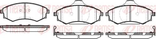 Kawe 0318 05 - Kit de plaquettes de frein, frein à disque cwaw.fr