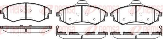 Kawe 0318 06 - Kit de plaquettes de frein, frein à disque cwaw.fr