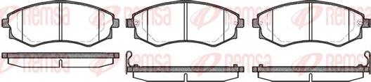 Kawe 0318 12 - Kit de plaquettes de frein, frein à disque cwaw.fr