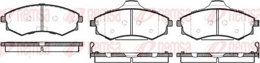 Kawe 0318 82 - Kit de plaquettes de frein, frein à disque cwaw.fr