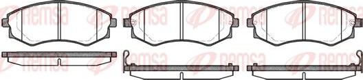 Kawe 0318 22 - Kit de plaquettes de frein, frein à disque cwaw.fr