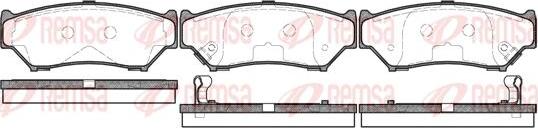 Kawe 0389 12 - Kit de plaquettes de frein, frein à disque cwaw.fr